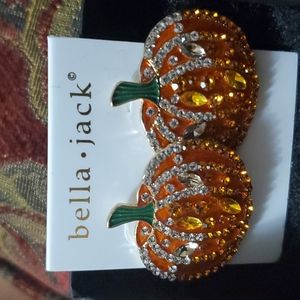 Bella Jsck  Bling Pumpkin Earrings